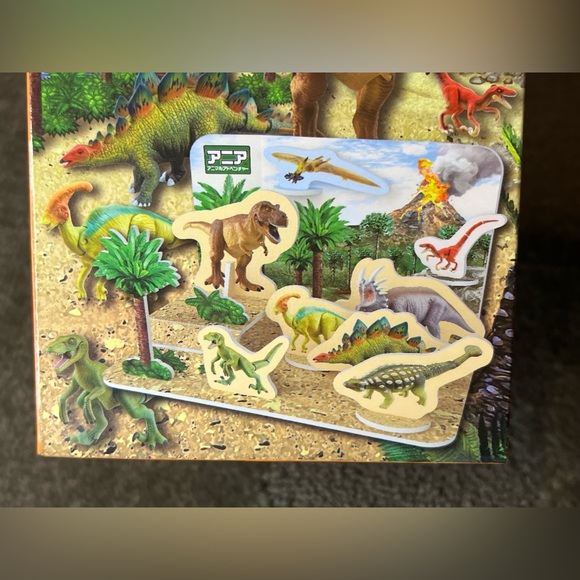 *6 for $10!* Dinosaur 3D Panel Diorama Craft DIY Ania Brand Japan Exclusive - Picture 5 of 10